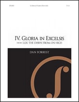 Gloria in Excelsis SATB choral sheet music cover